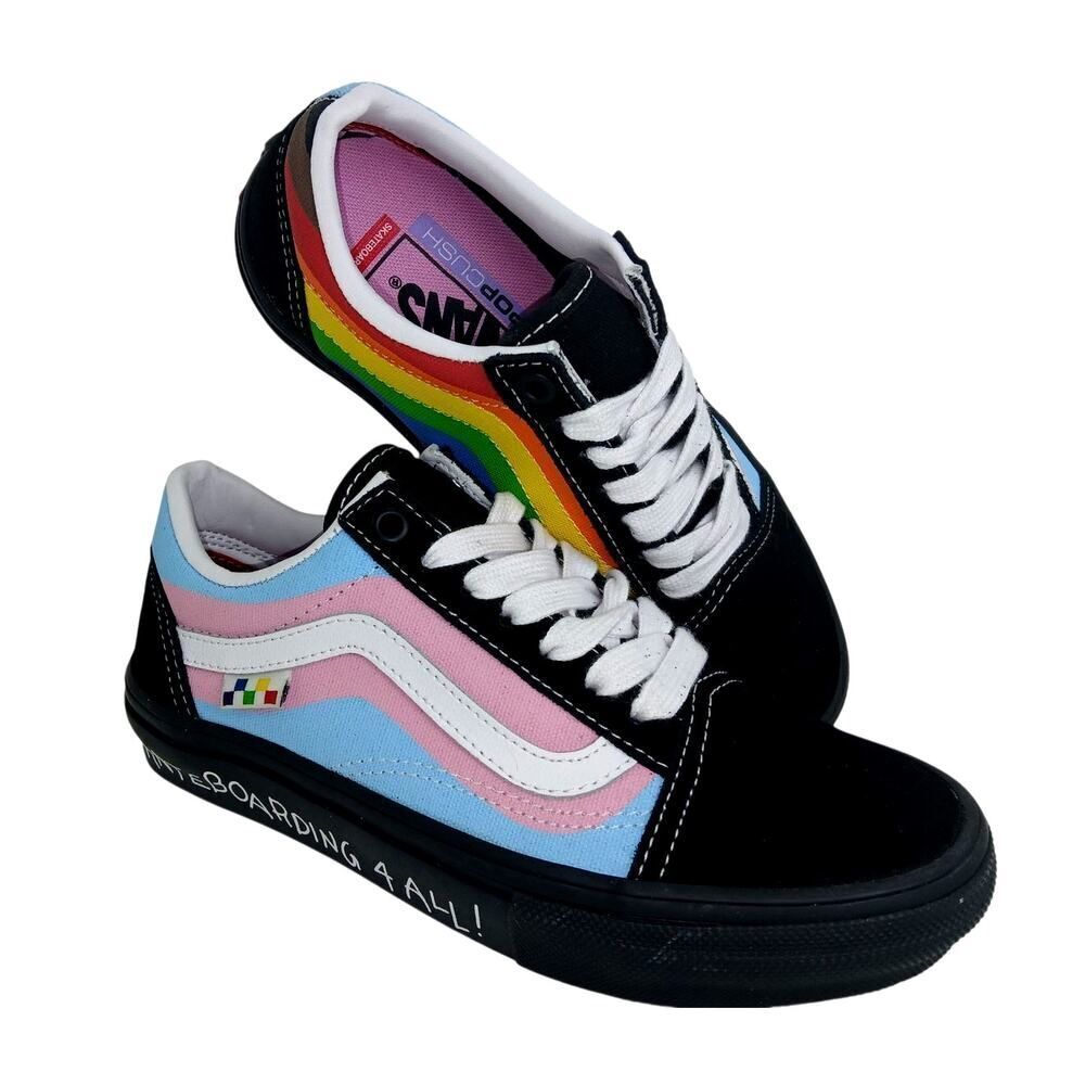 Vans Old Skool Womens New w/Tags Rainbow Pride Sneakers - Size 5